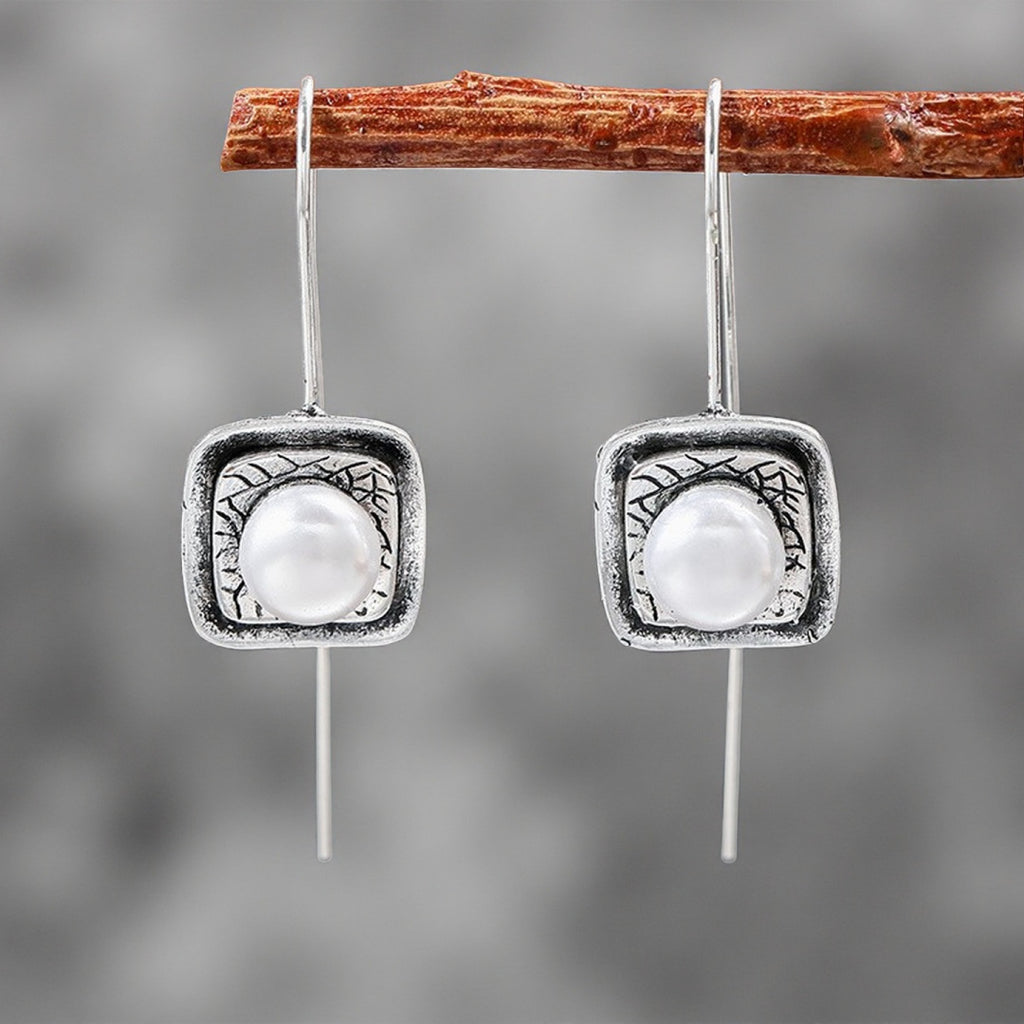 Delicate Artisan Pearl Earring