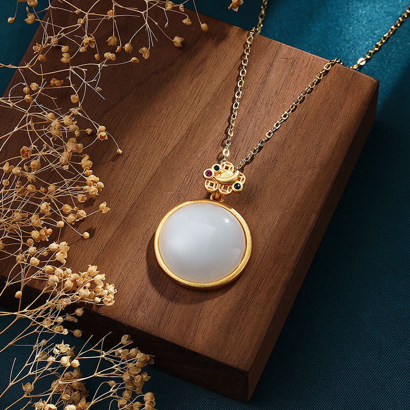 Vintage Handmade Gold Necklace