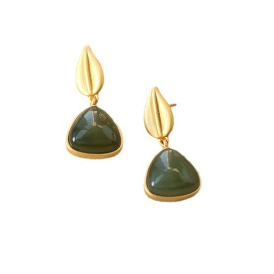 Vintage Handmade Gold Earring