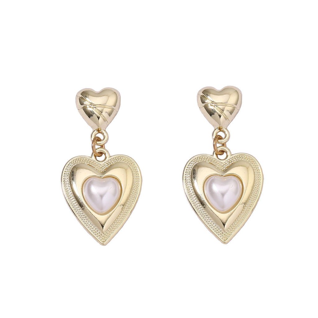 Vintage Handmade Gold Earring