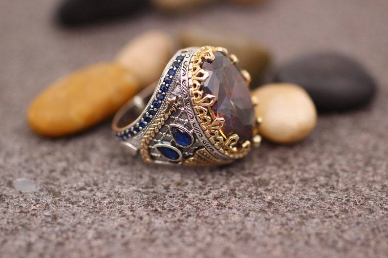 Delicate Artisan Gold Ring
