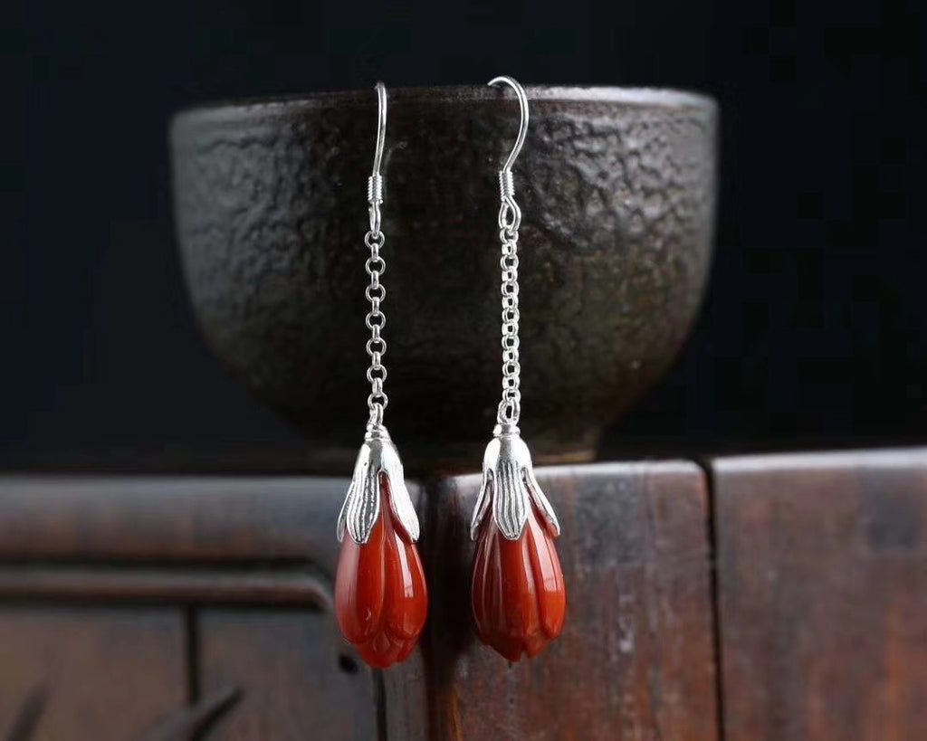 Vintage Handmade Silver Earring