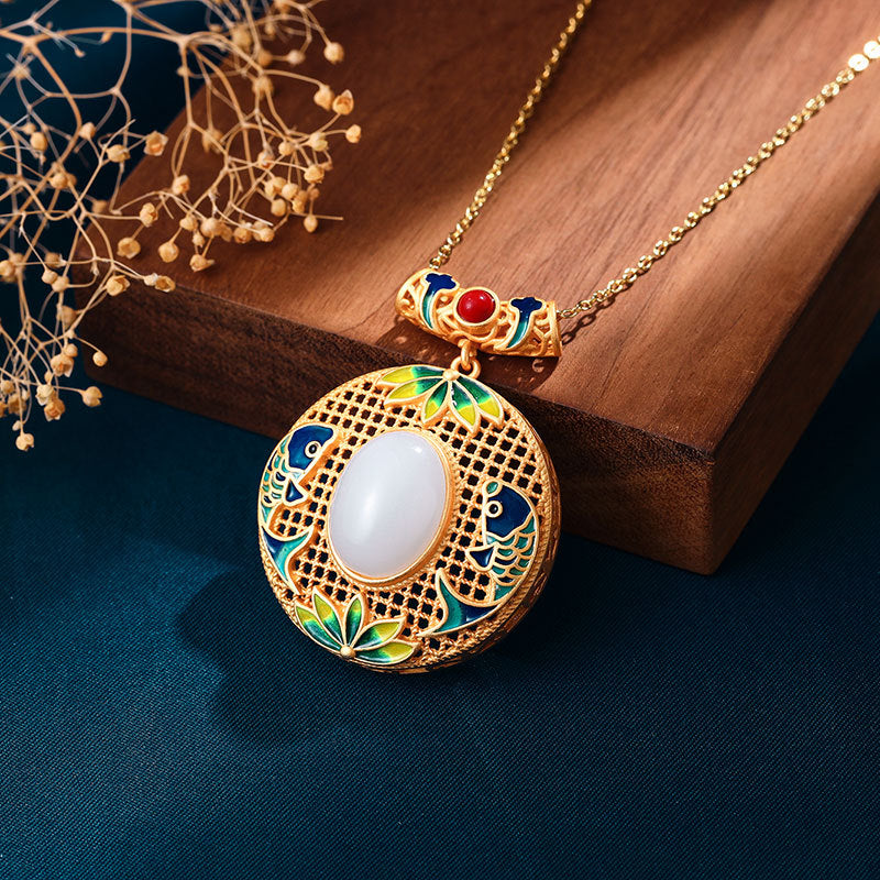 Vintage Handmade Gold Necklace