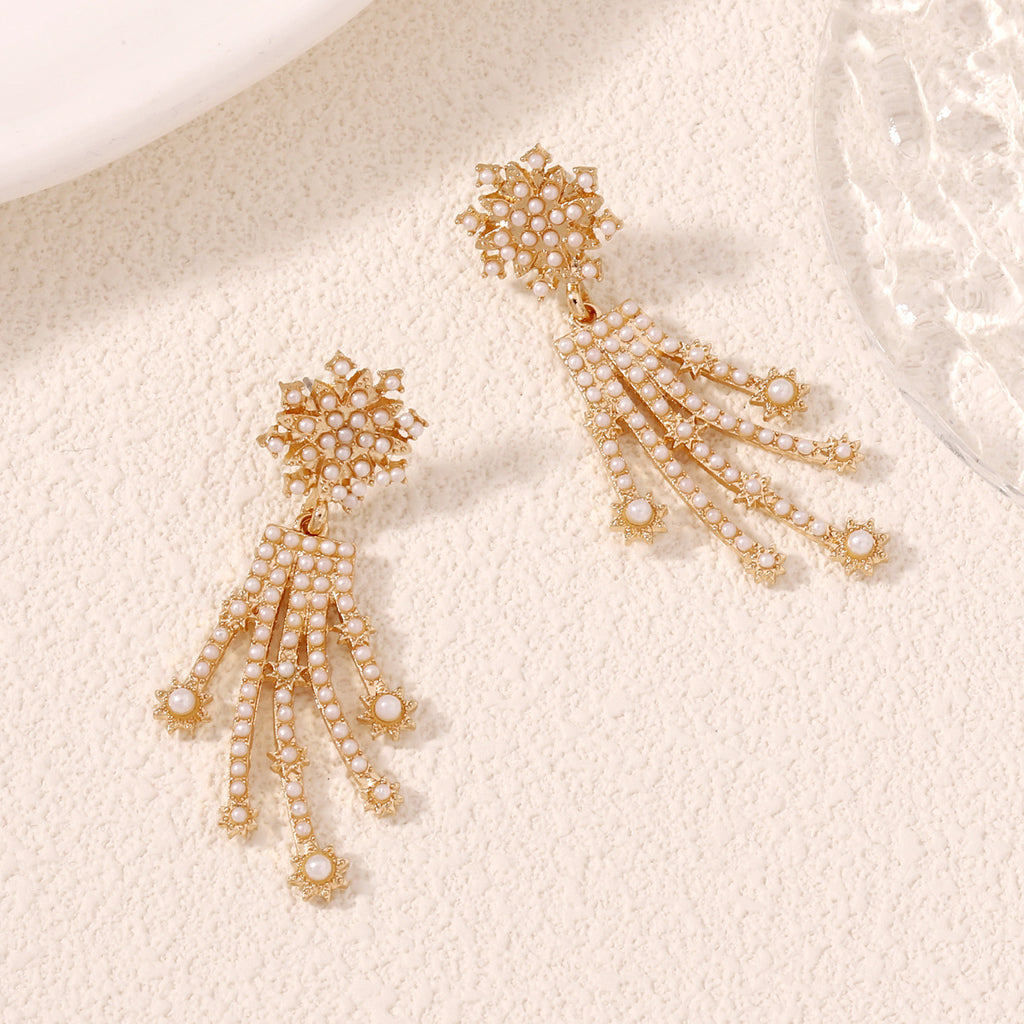 Beautiful Pearl Earring with Unique Style