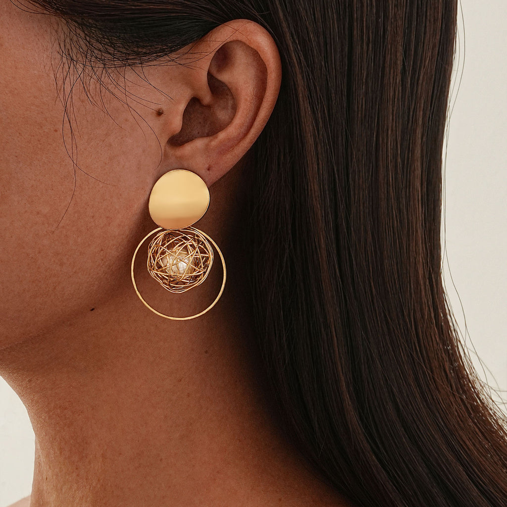 Vintage Handmade Pearl Earring