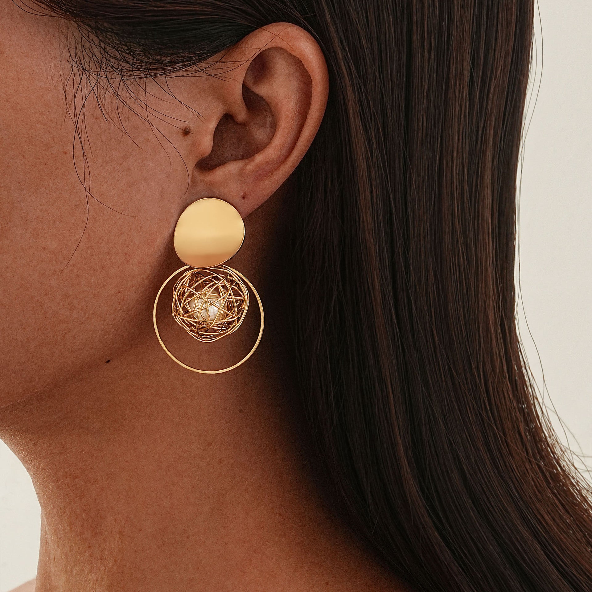 Vintage Handmade Pearl Earring