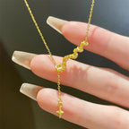 Vintage Handmade Gold Necklace