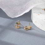 Vintage Handmade Gold Earring