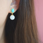 Vintage Handmade Gold Earring