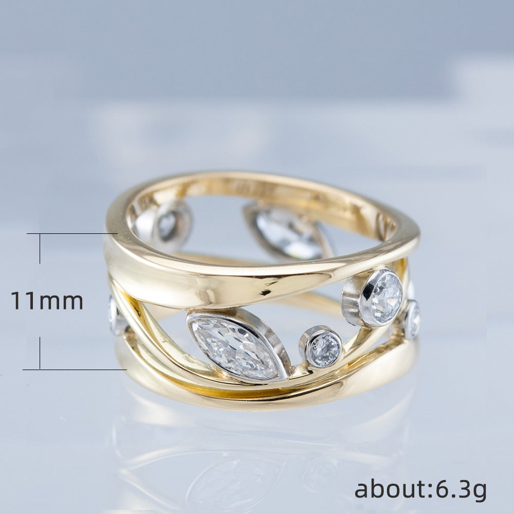 Beautiful Gold Ring with Unique Style