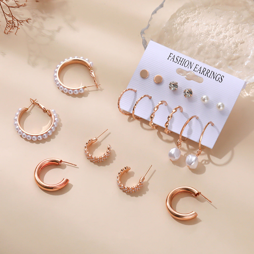 Beautiful Pearl Set with Unique Style