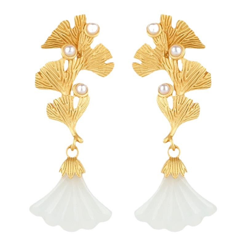 Vintage Handmade Gold Earring