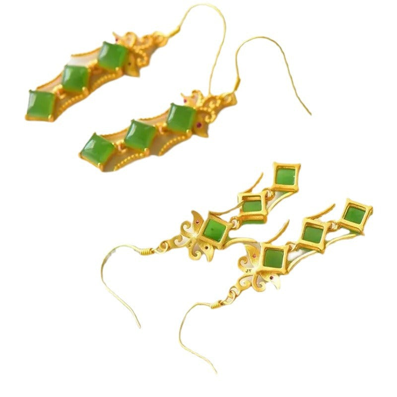 Vintage Handmade Gold Earring