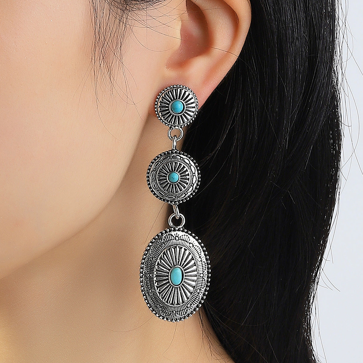 Beautiful Silver Earring with Unique Style