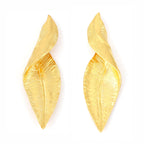Vintage Handmade Gold Earring