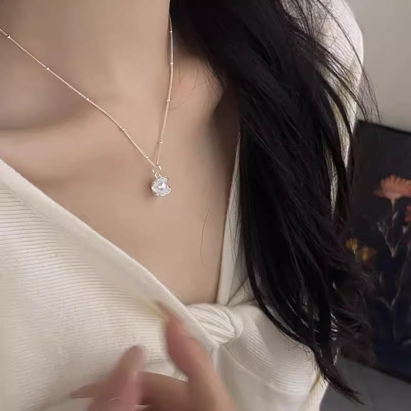 Vintage Handmade Pearl Necklace