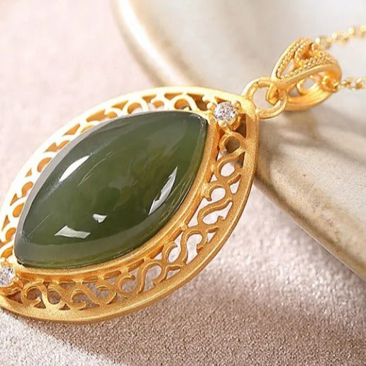 Vintage Handmade Gold Necklace