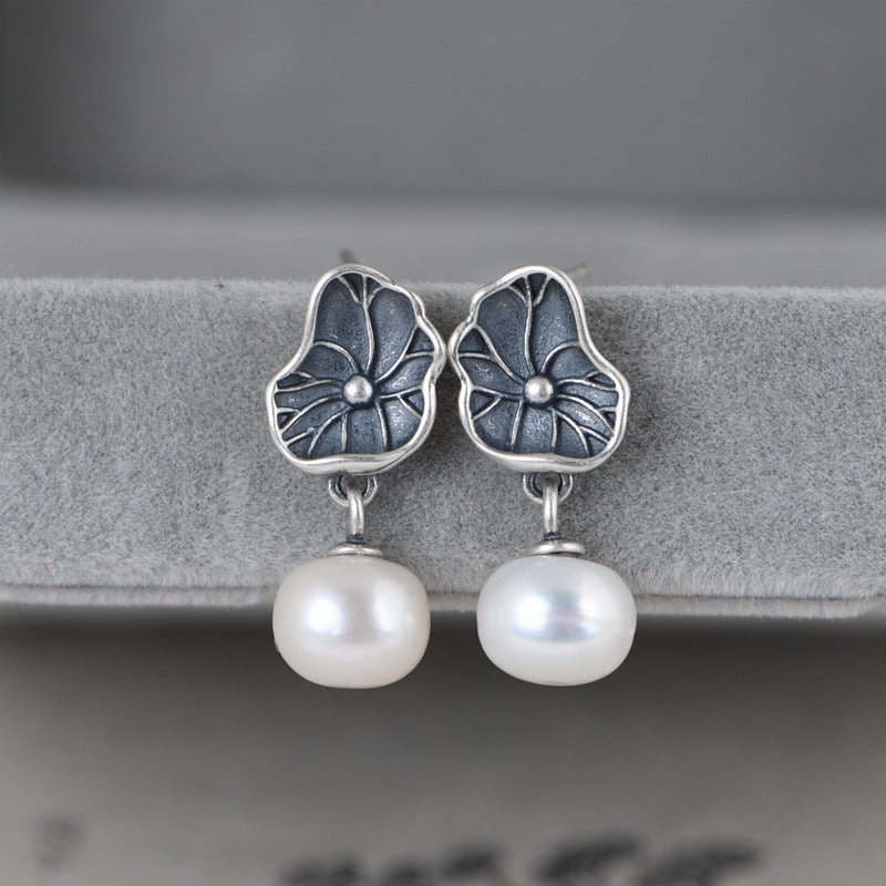 Vintage Handmade Silver Earring