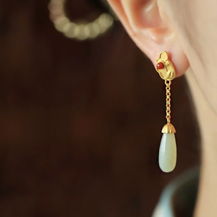 Vintage Handmade Silver Earring