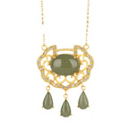 Vintage Handmade Gold Necklace