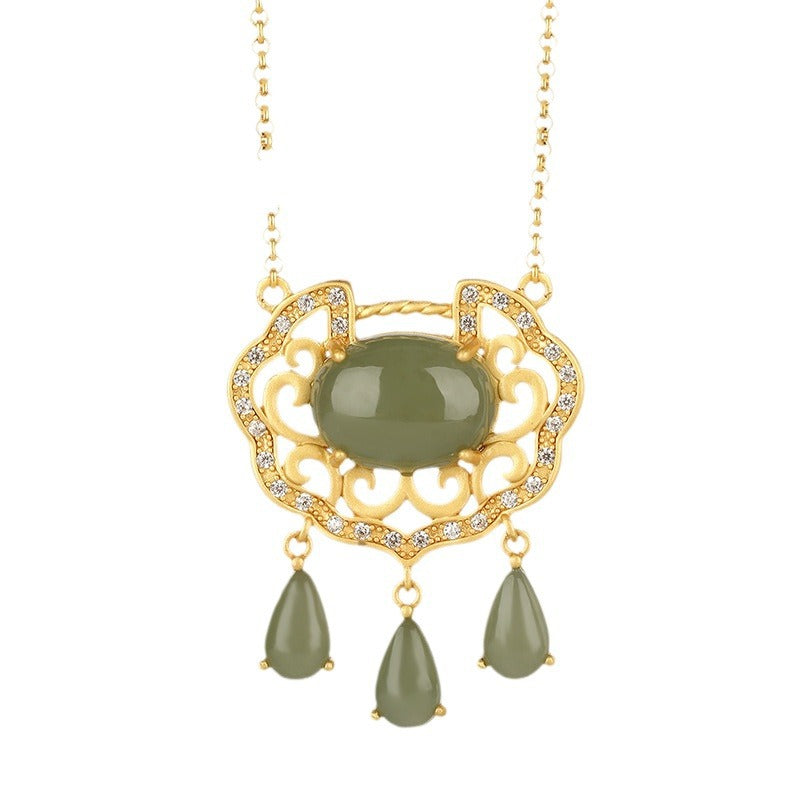 Vintage Handmade Gold Necklace