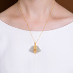 Vintage Handmade Gold Necklace
