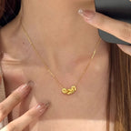 Vintage Handmade Gold Necklace