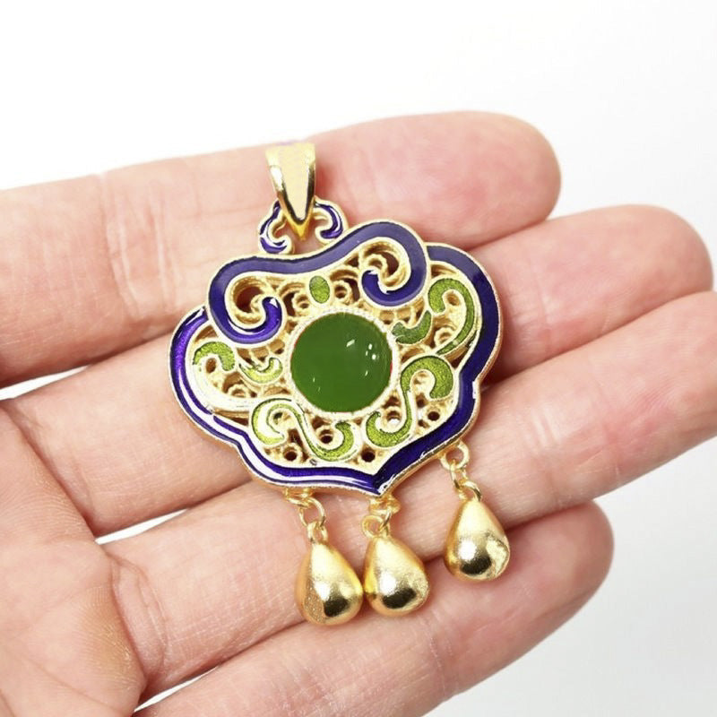 Vintage Handmade Gold Necklace