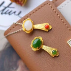 Vintage Handmade Gold Earring