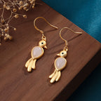 Vintage Handmade Gold Earring