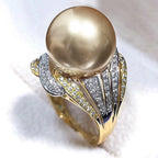 Beautiful Pearl Ring with Unique Style