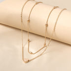 Beautiful Gold Necklace with Unique Style