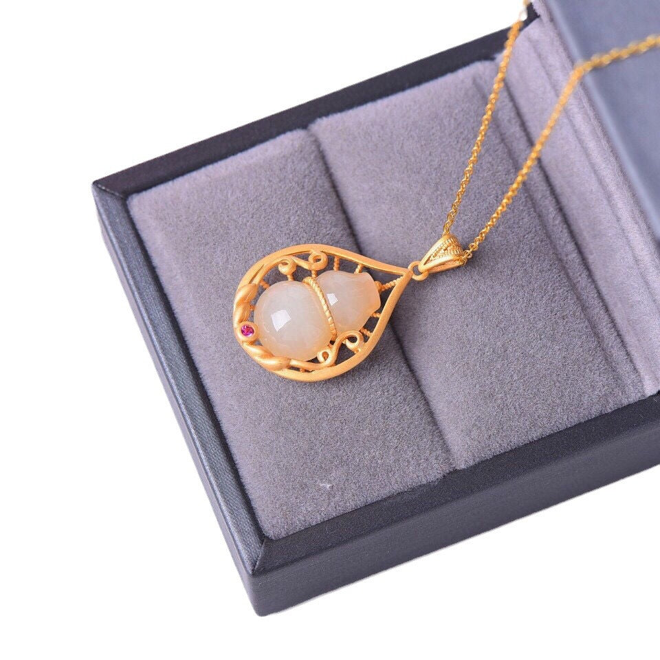Vintage Handmade Gold Necklace
