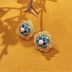 Vintage Handmade Gold Earring