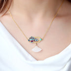 Vintage Handmade Gold Necklace