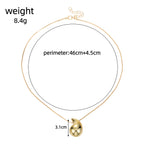 Vintage Handmade Gold Necklace