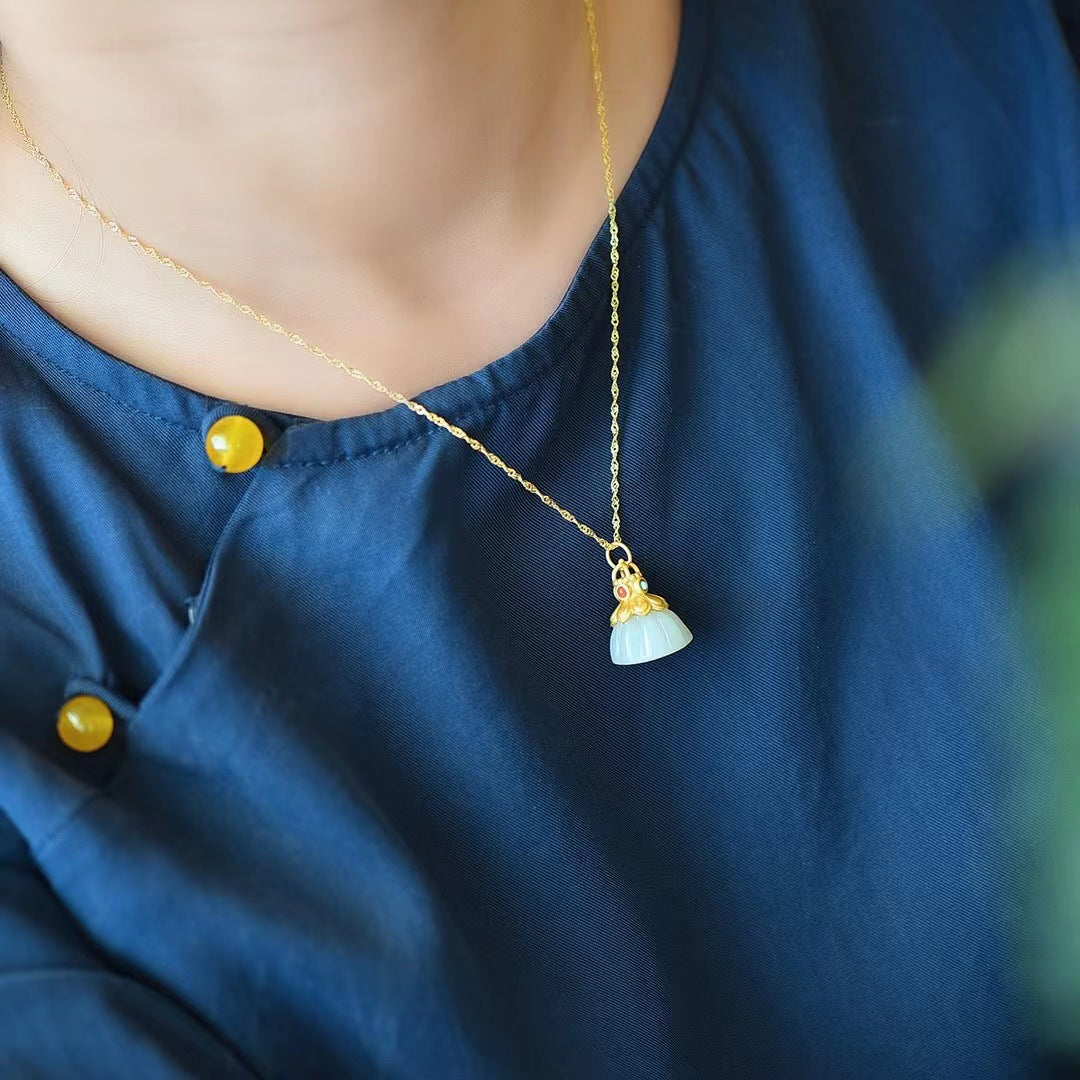 Vintage Handmade Gold Necklace