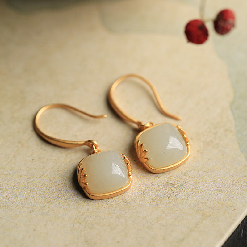 Vintage Handmade Gold Earring