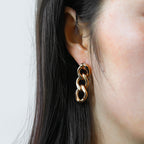 Vintage Handmade Gold Earring