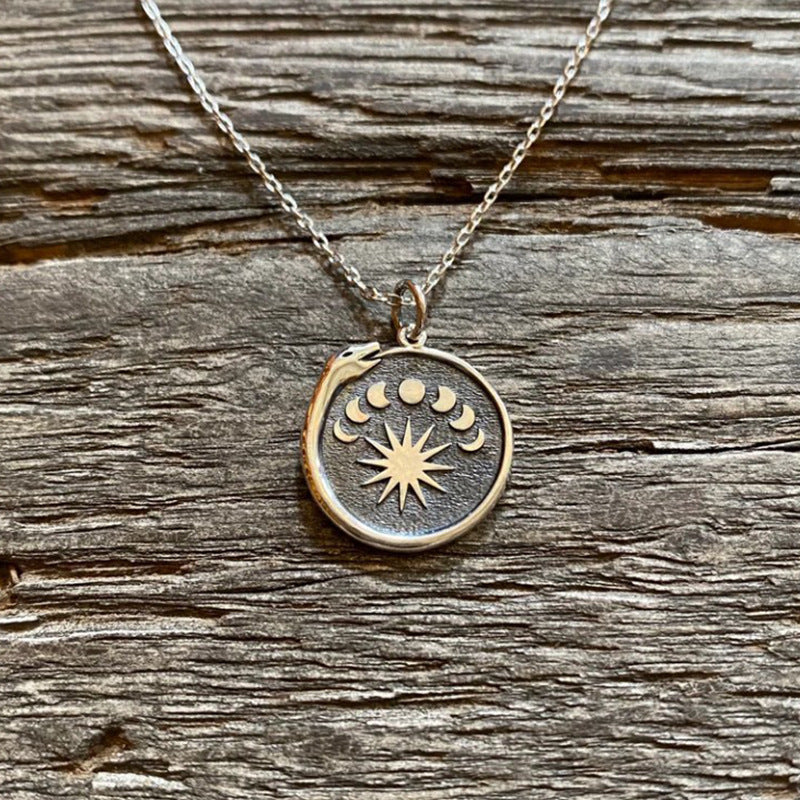 Delicate Artisan Gold Pendant