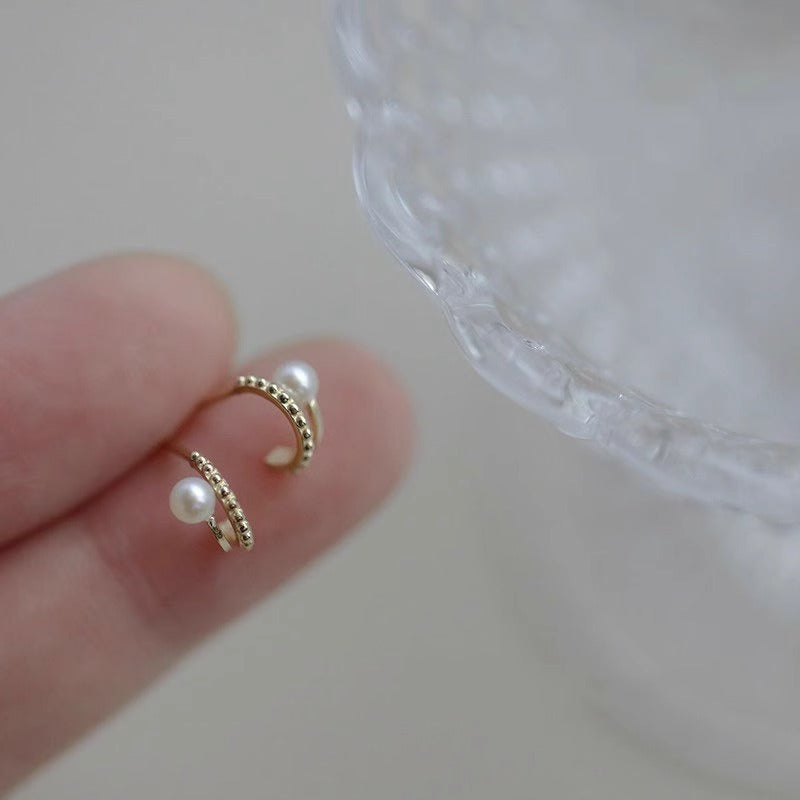 Vintage Handmade Pearl Earring