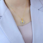 Vintage Handmade Gold Necklace