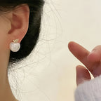 Delicate Artisan Pearl Earring