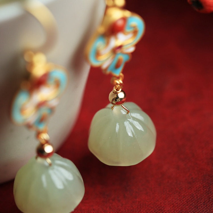 Vintage Handmade Gold Earring