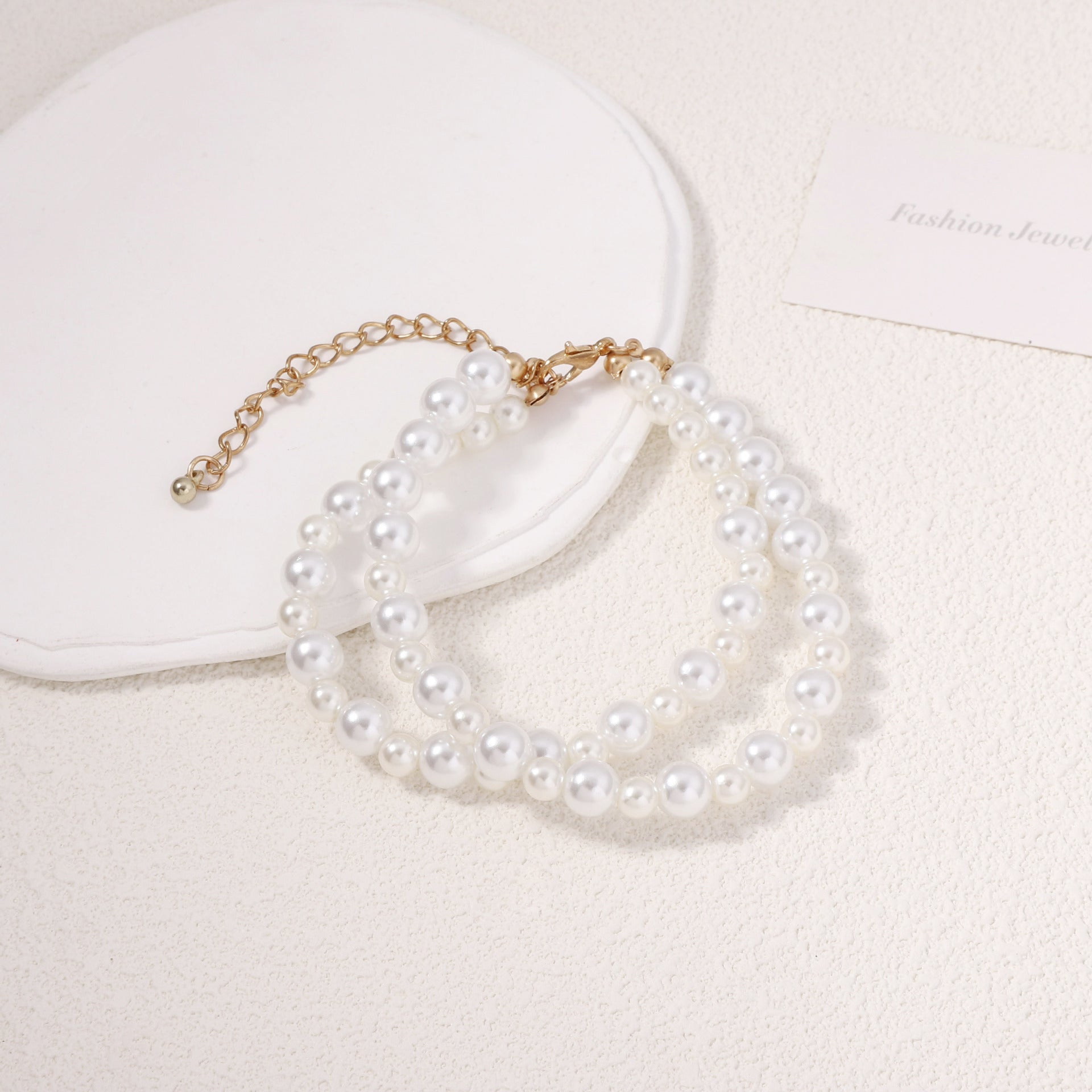 Vintage Handmade Pearl Necklace