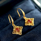 Vintage Handmade Gold Earring