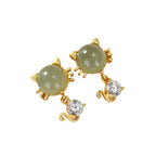 Vintage Handmade Gold Earring