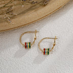 Vintage Handmade Gold Earring