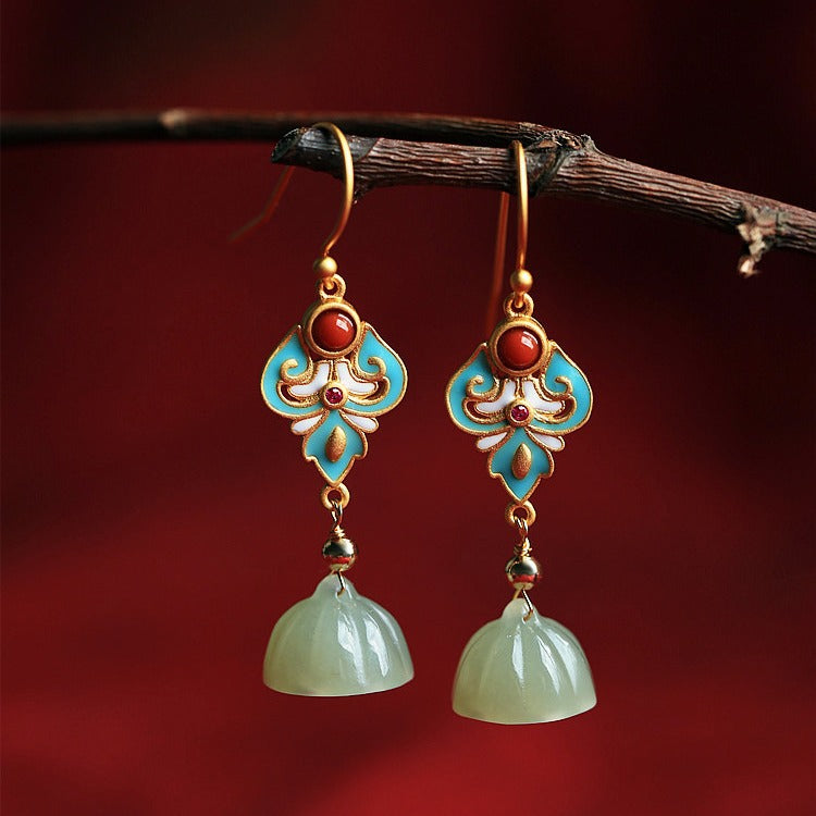 Vintage Handmade Gold Earring