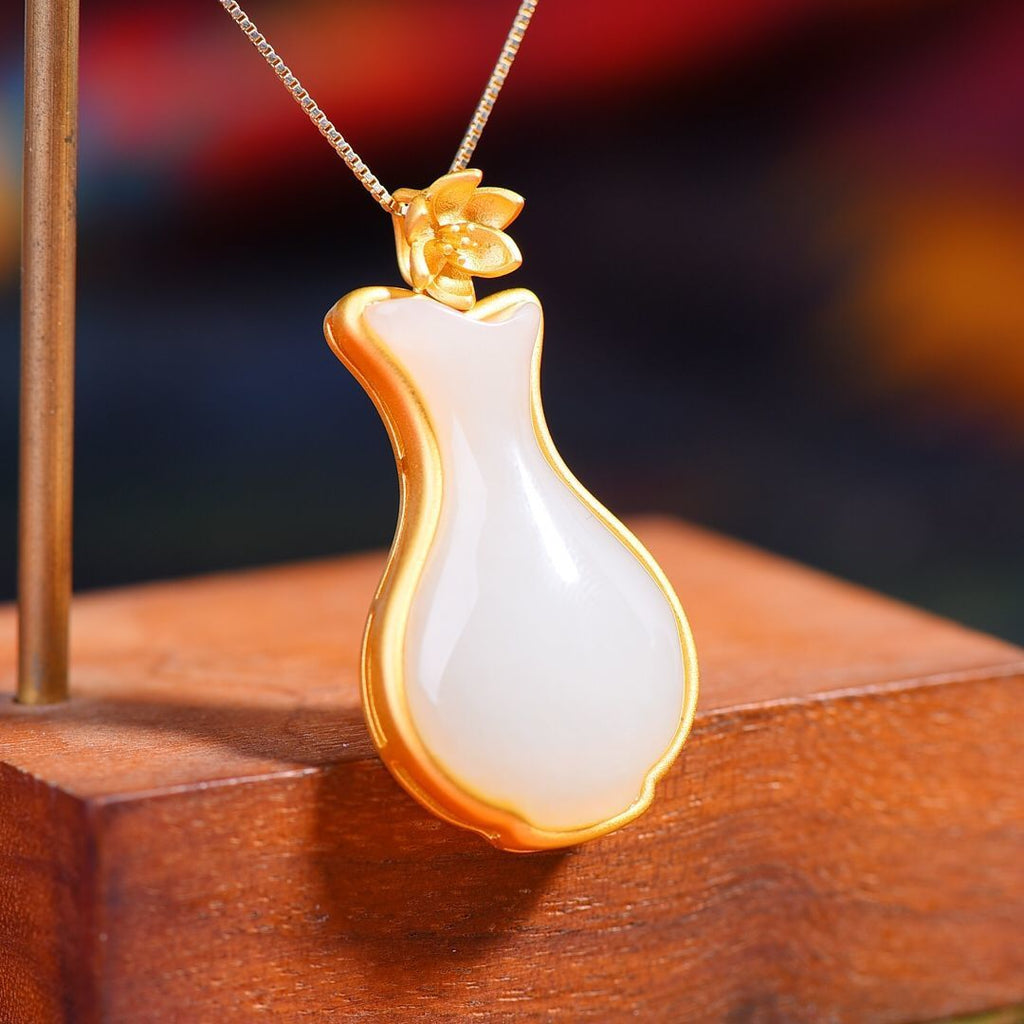 Vintage Handmade Gold Necklace